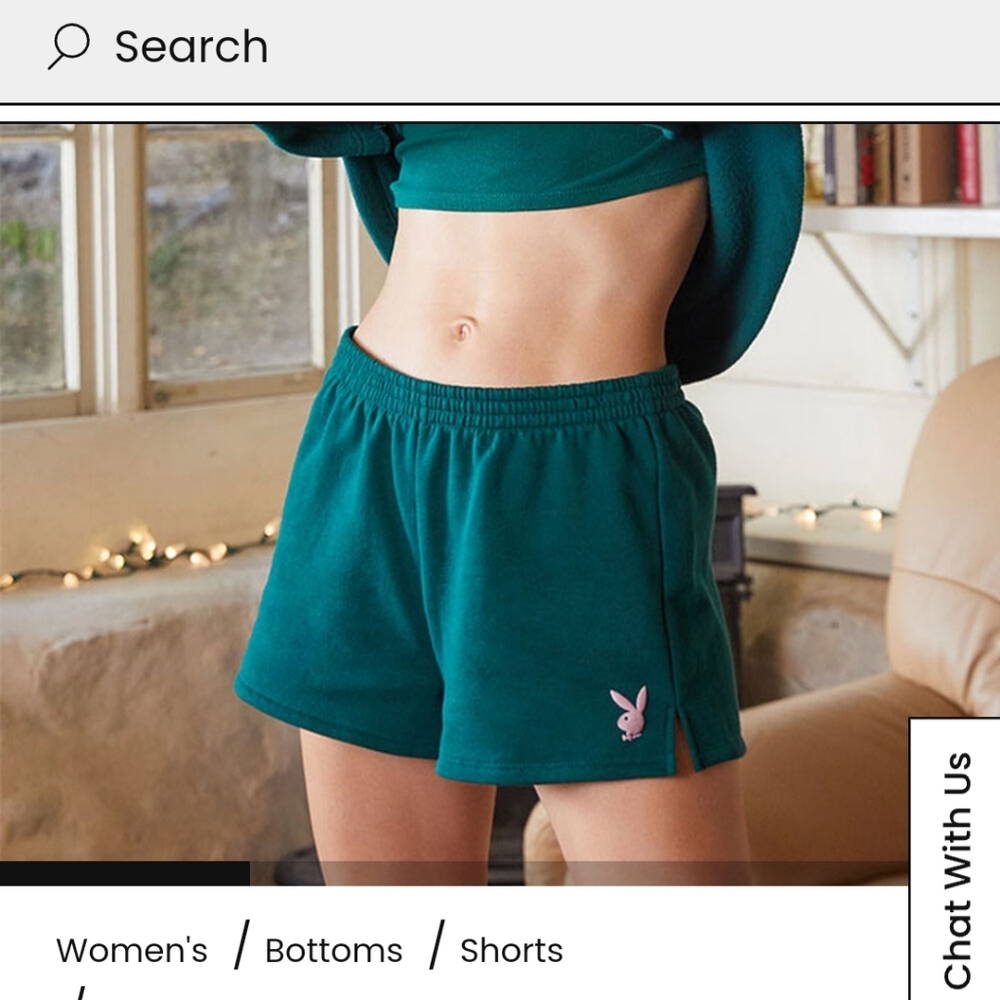 PacSun Playboy Snow Bunny Shorts
